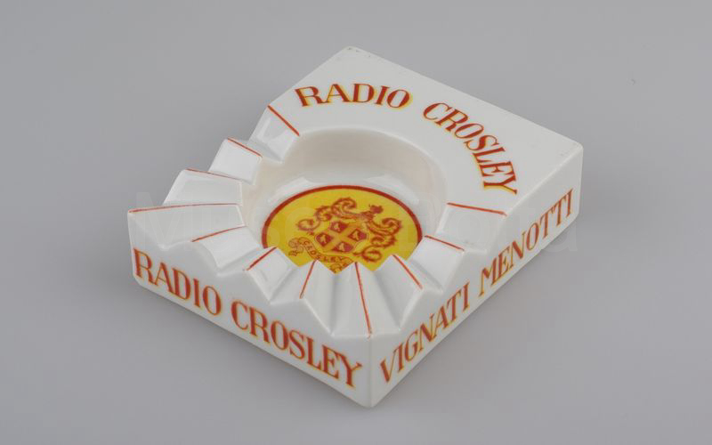 RADIO CROSLEY - VIGNATI MENOTTI - LAVENO MILANO posacenere