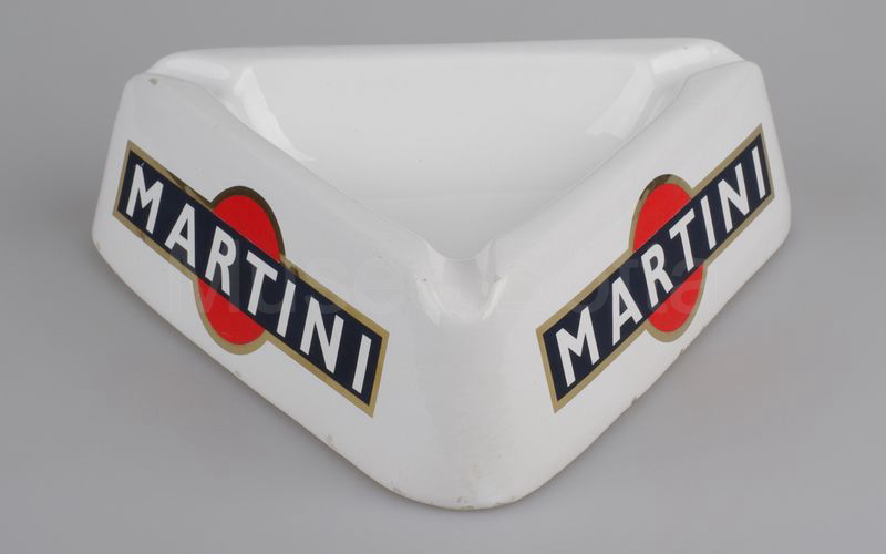 MARTINI posacenere triangolare (ceramica E. Piola)