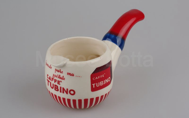 CAFFÈ TUBINO - fumate pure ma .... - gustate CAFFÈ TUBINO posacenere a forma di pipa