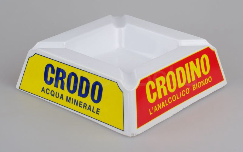 CRODO ACQUA MINERALE - CRODINO L'ANALCOLICO BIONDO posacenere quadrato