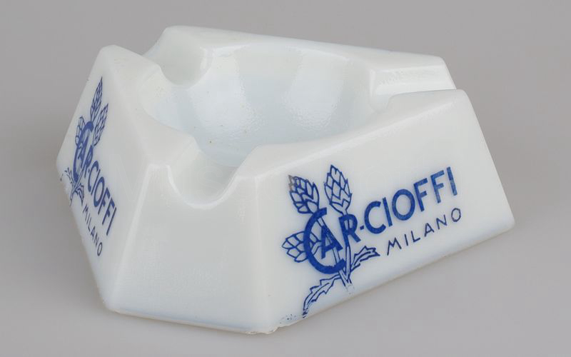 DISTILLERIA CIOFFI MILANO - CAR-CIOFFI MILANO posacenere triangolare