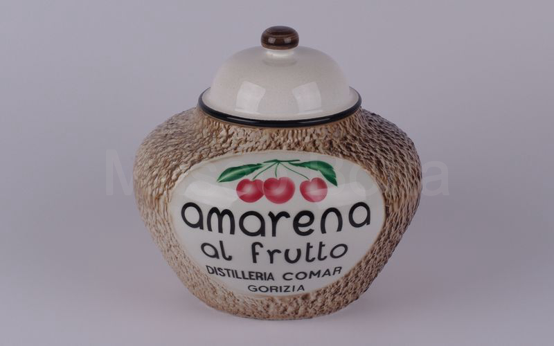 AMARENA AL FRUTTO DISTILLERIA COMAR GORIZIA vaso in ceramica