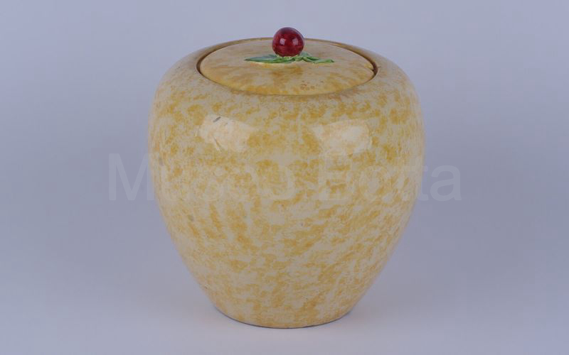 AMARENA SALFA BOLOGNA vaso in ceramica decorato a spugnatura