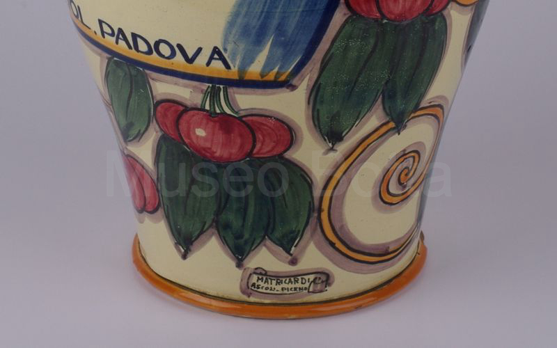 MARENA G.B. PEZZIOL. PADOVA vaso in ceramica