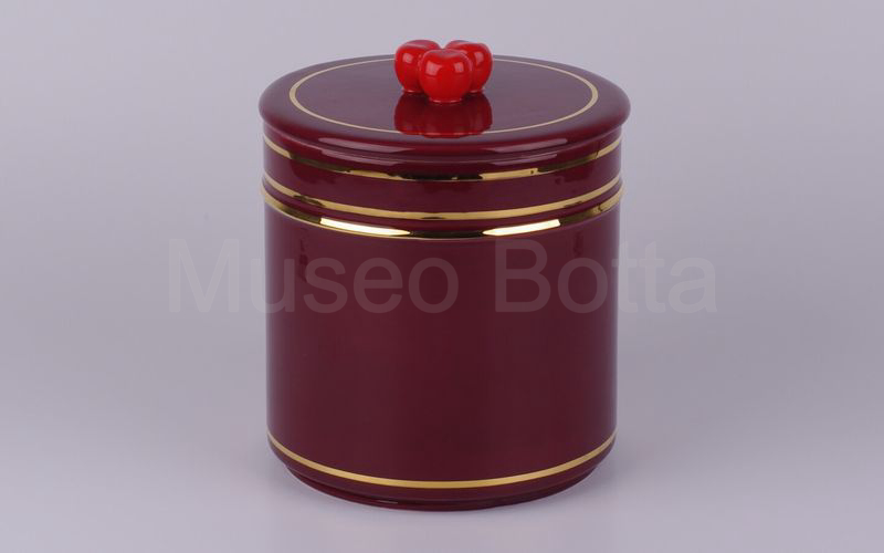 MEC3 AMARENA vaso in ceramica bordeaux