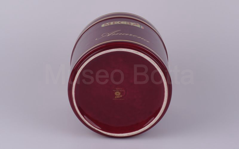 MEC3 AMARENA vaso in ceramica bordeaux