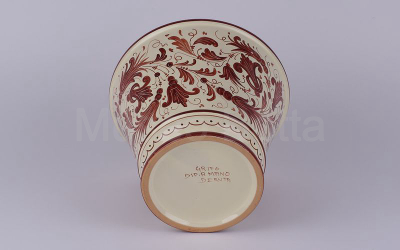 AMARENA SANLEY VIGNOLA vaso in ceramica beige-marrone