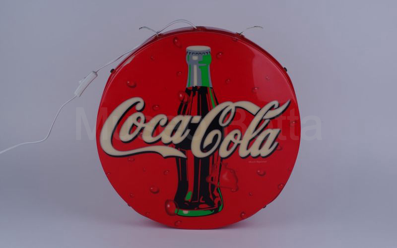 COCA-COLA / MARCHI REGISTRATI insegna luminosa da soffitto