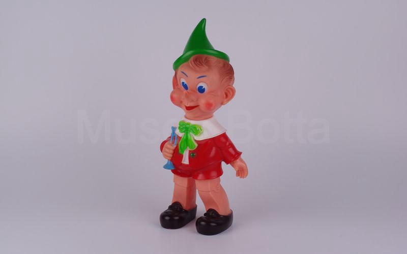 WALT DISNEY Pinocchio con trombetta in mano (Ledraplastic) H cm 36