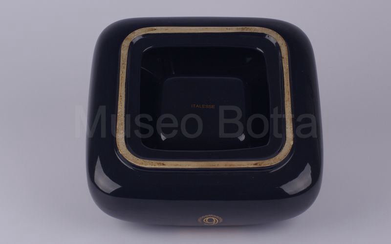 STOCK 6 posacenere in ceramica nero