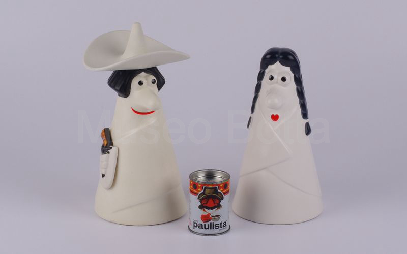 LAVAZZA Caballero e Carmencita in ceramica (centenario Lavazza)