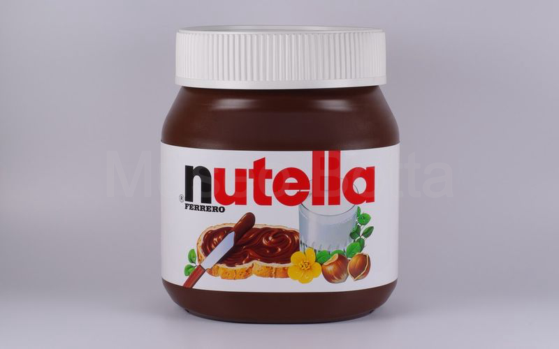 NUTELLA® FERRERO barattolo contenitore in plastica H cm 50,3