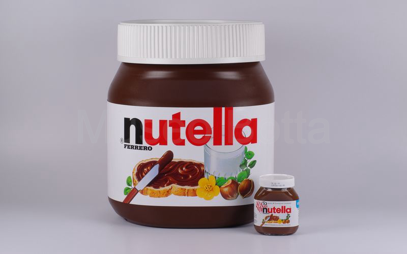 NUTELLA® FERRERO barattolo contenitore in plastica H cm 50,3