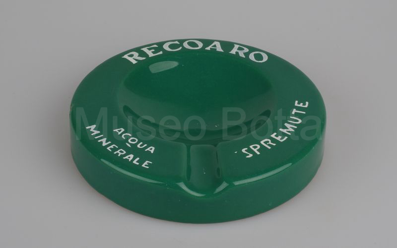 RECOARO ACQUA MINERALE SPREMUTE posacenere verde