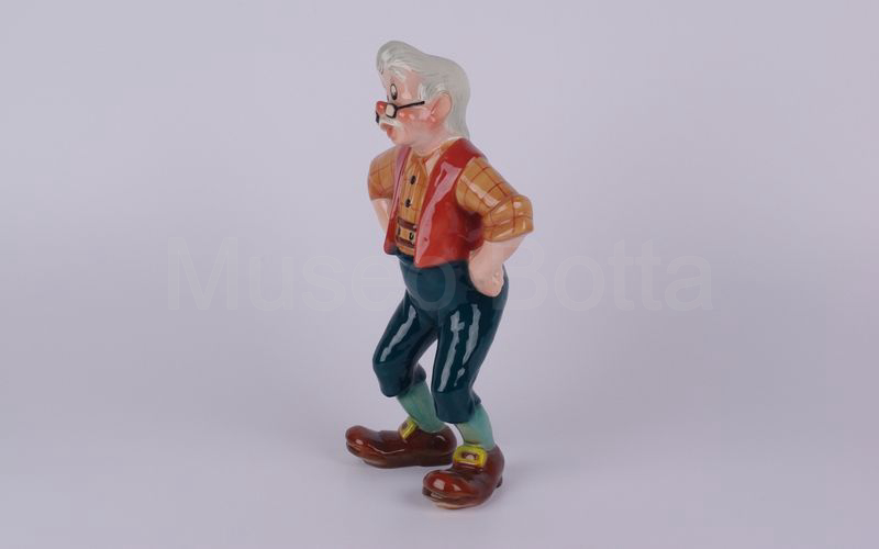 WALT DISNEY Geppetto in ceramica (Zaccagnini)