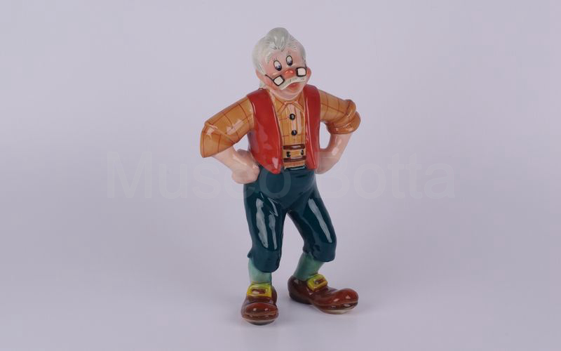 WALT DISNEY Geppetto in ceramica (Zaccagnini)