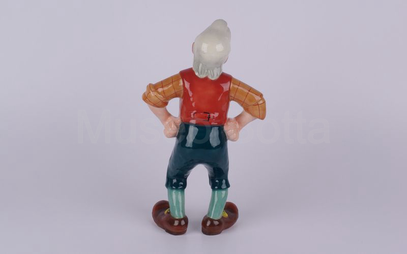 WALT DISNEY Geppetto in ceramica (Zaccagnini)