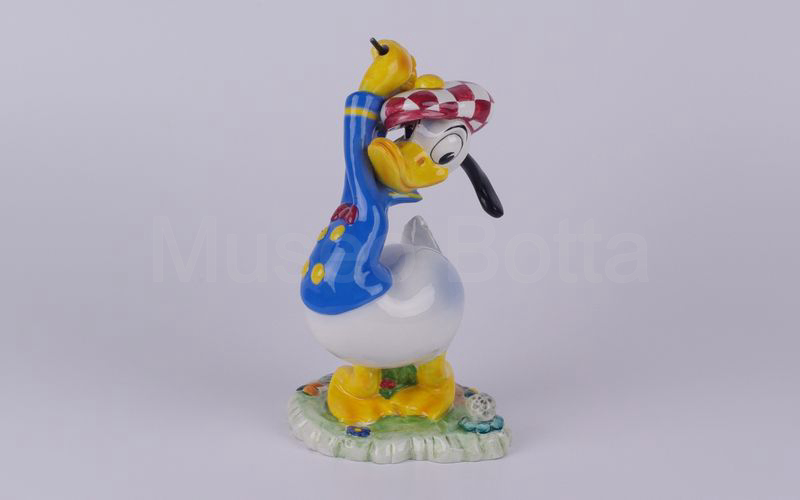 WALT DISNEY Paperino golfista che tira in ceramica (Zaccagnini)