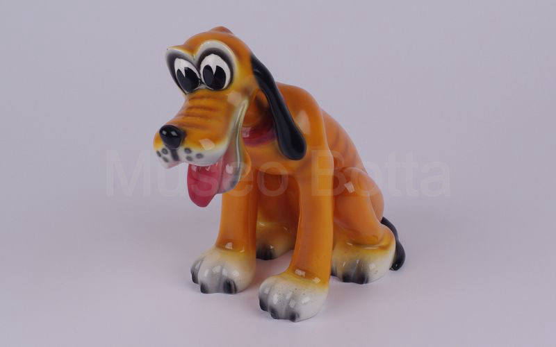 WALT DISNEY Pluto seduto in ceramica (Zaccagnini)