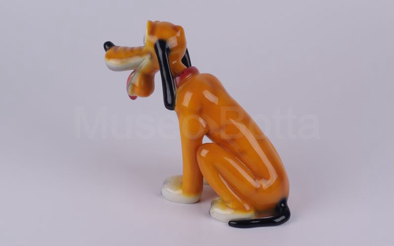 WALT DISNEY Pluto seduto in ceramica (Zaccagnini)