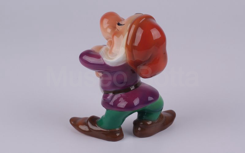 WALT DISNEY Brontolo in ceramica H cm 15,8 (Zaccagnini)