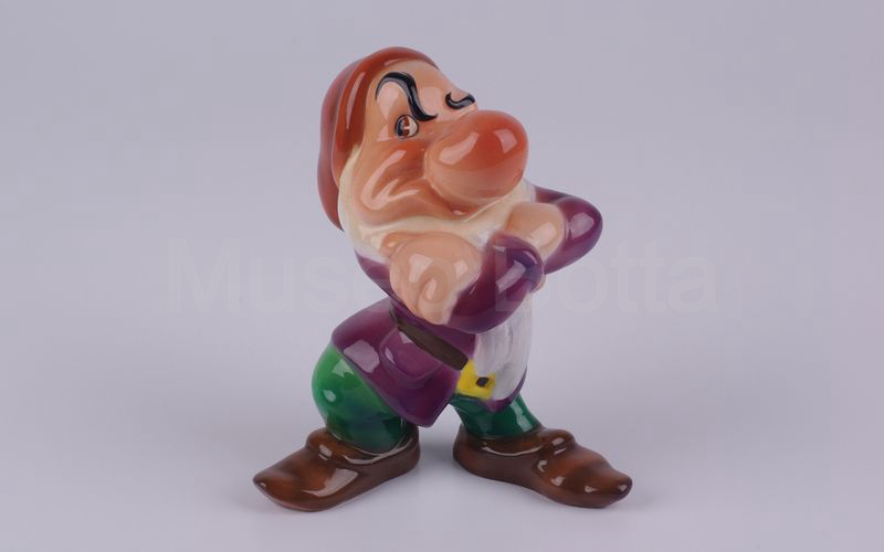 WALT DISNEY Brontolo in ceramica H cm 15,8 (Zaccagnini)