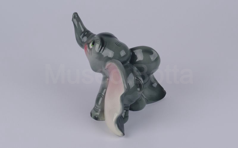 WALT DISNEY Dumbo seduto in ceramica (Zaccagnini)