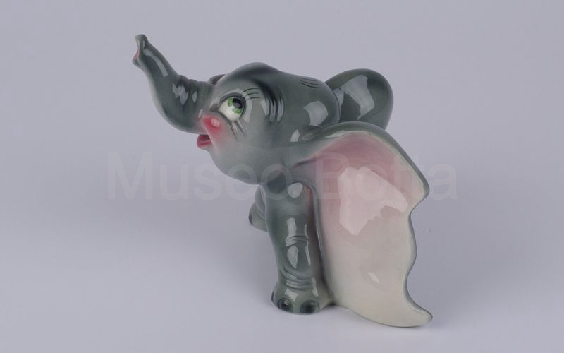 WALT DISNEY Dumbo seduto in ceramica (Zaccagnini)