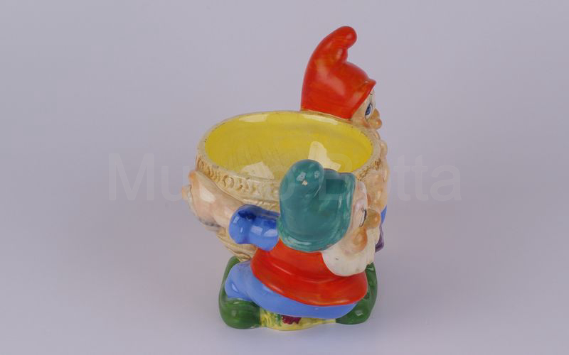 WALT DISNEY Gongolo e Cucciolo in ceramica con coppa (Zaccagnini)