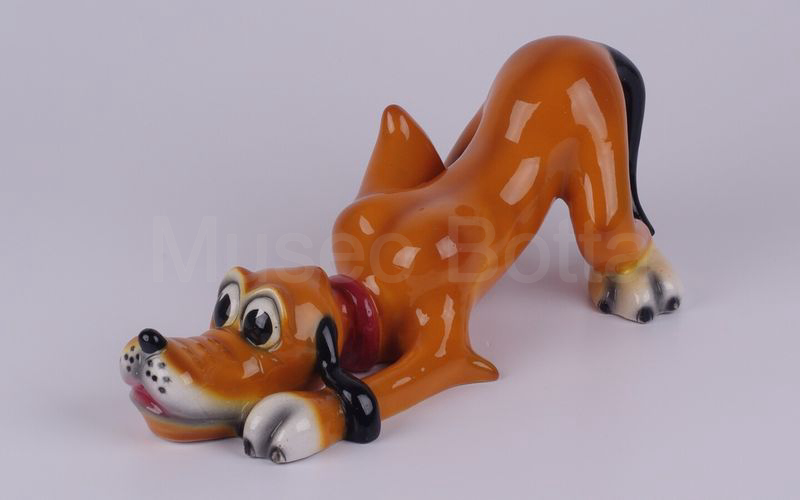 WALT DISNEY Pluto sdraiato in ceramica (Zaccagnini)