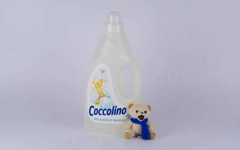 COCCOLINO orsetto in peluche con sciarpa blu o verde