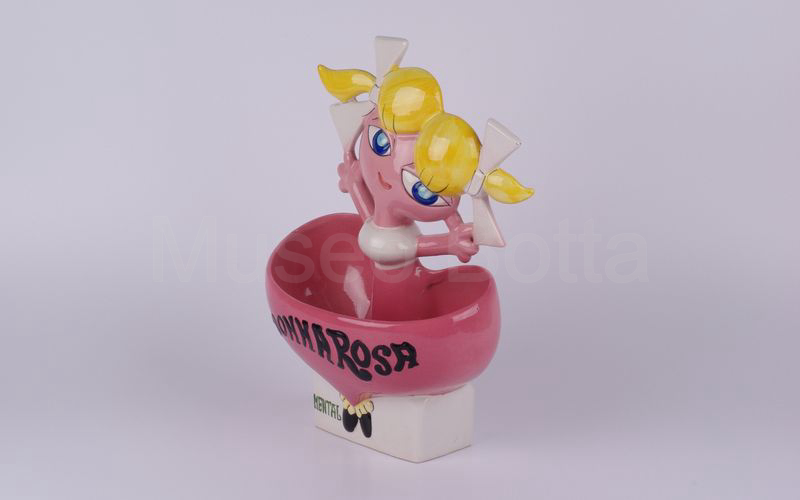 DONNA ROSA - MENTAL espositore in ceramica