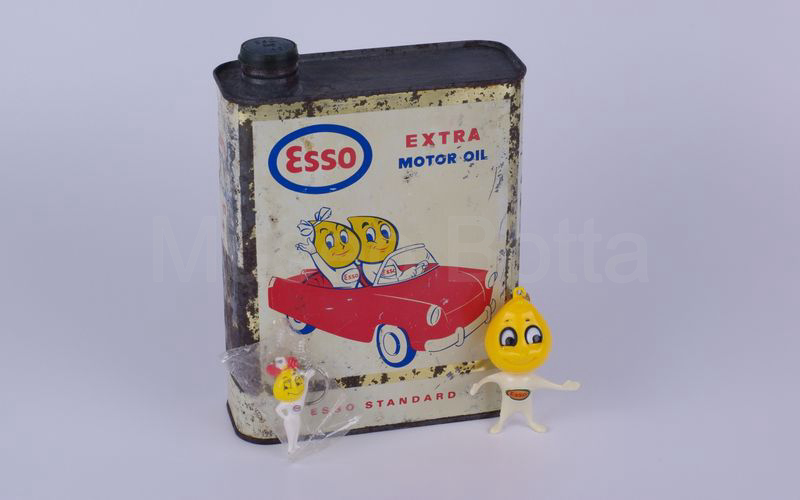 ESSO Goccia e Madame Esso portachiavi in plastica