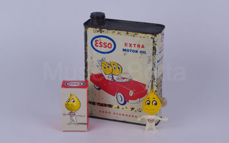 ESSO Goccia e Madame Esso portachiavi in plastica