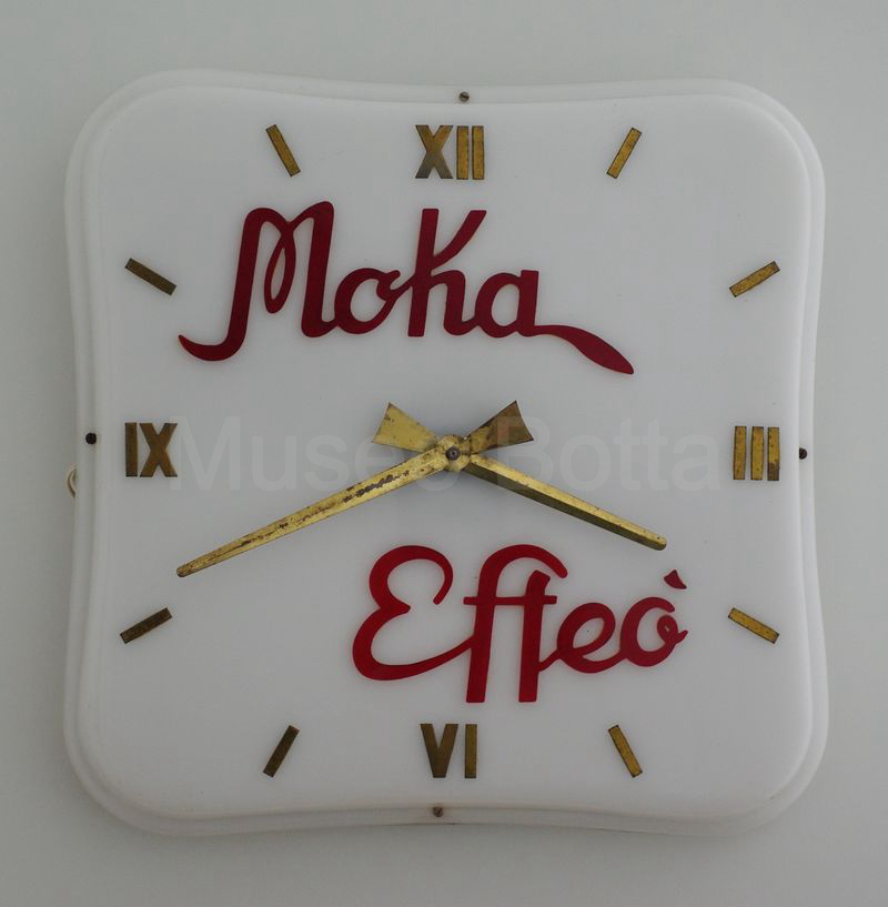 MOKA EFFEÒ orologio elettromeccanico luminoso da parete