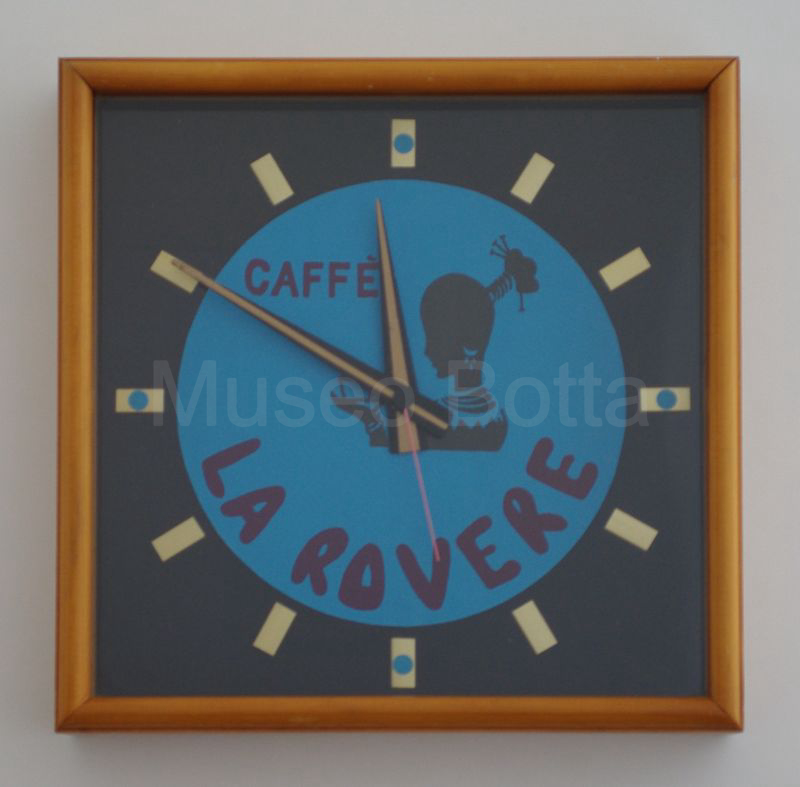 CAFFÈ LA ROVERE orologio quadrato da muro