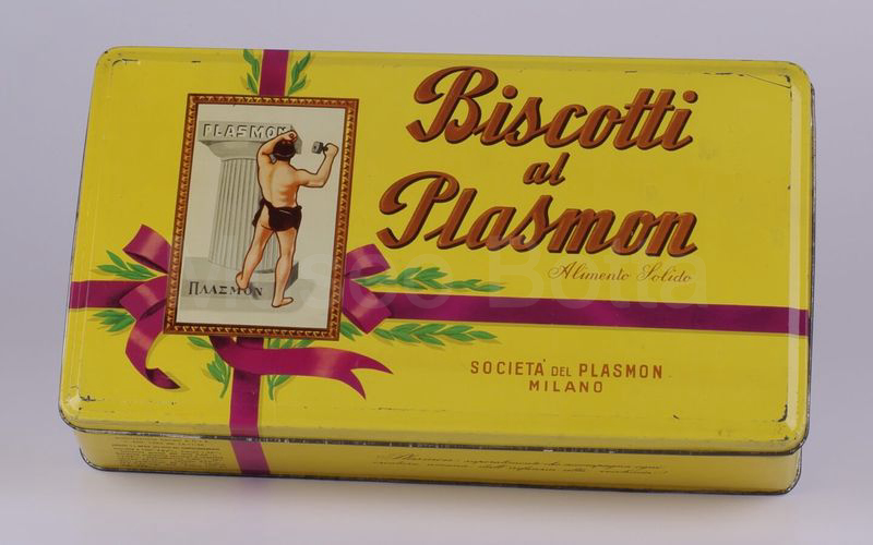 BISCOTTI AL PLASMON gr 960 scatola in latta