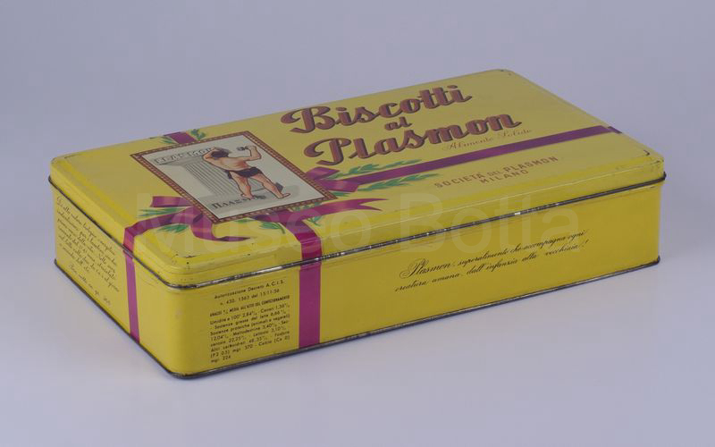 BISCOTTI AL PLASMON gr 960 scatola in latta