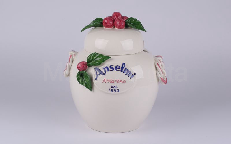 ANSELMI AMARENA DAL 1892 vaso in ceramica