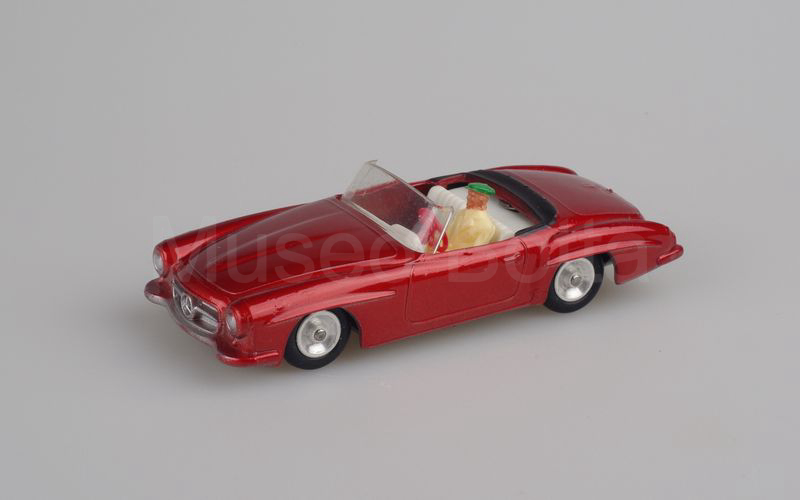 SOLIDO (105-3) Mercedes Benz 190 SL (W121) cabriolet 1955-1963 rosso metallizzato