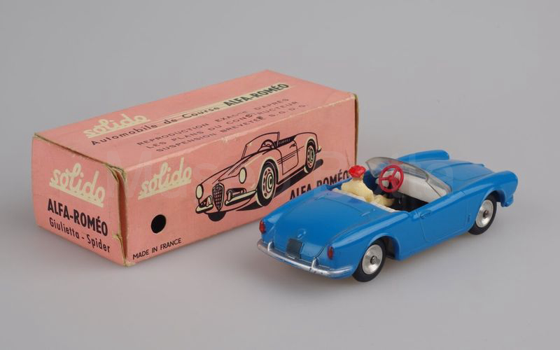 SOLIDO (106-2) Alfa Romeo Giulietta 1300 spyder 1955-1961 azzurro