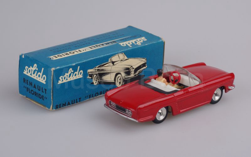 SOLIDO (109-2) Renault Floride cabriolet 1959-1961 rosso lampone sostenuto