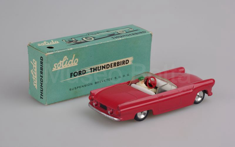 SOLIDO (113BIS-1) Ford Thunderbird cabriolet 1955/1957 rosa scuro