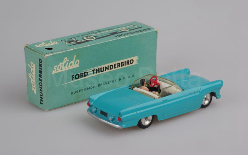 SOLIDO (113BIS-2) Ford Thunderbird cabriolet 1955/1957 azzurro turchese