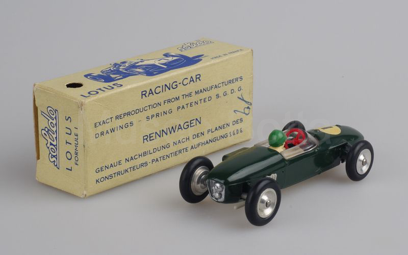 SOLIDO (118-2) Lotus 18 F. 1 1959 verde scuro con 2 strisce bianche