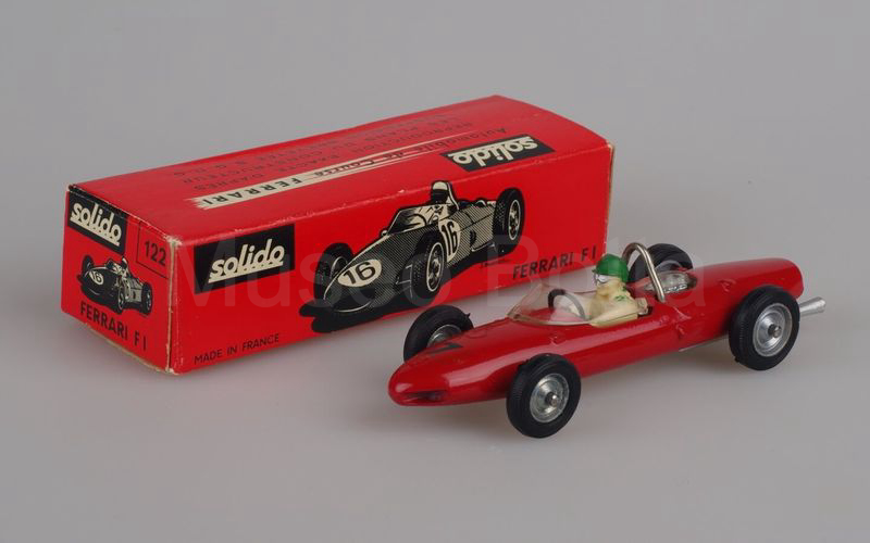 SOLIDO (122-3) Ferrari tipo 156  Squalo F. 1 1961 rosso scuro