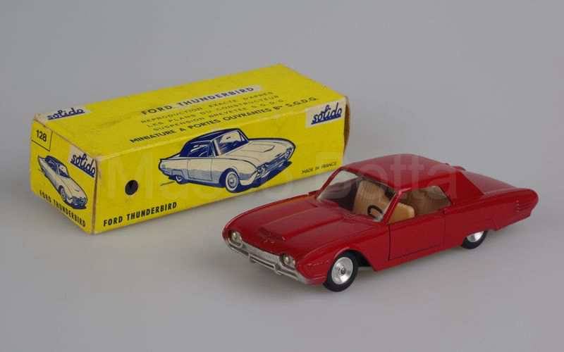 SOLIDO (128-1) Ford Thunderbird 3ª serie coupé 1961-1963 rosso scuro