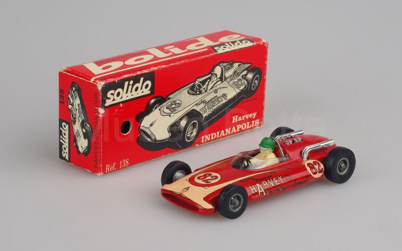 SOLIDO (138-3) Harvey Aluminium spécial Indianapolis 1963 rosso vivo