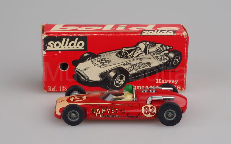 SOLIDO (138-3) Harvey Aluminium spécial Indianapolis 1963 rosso vivo