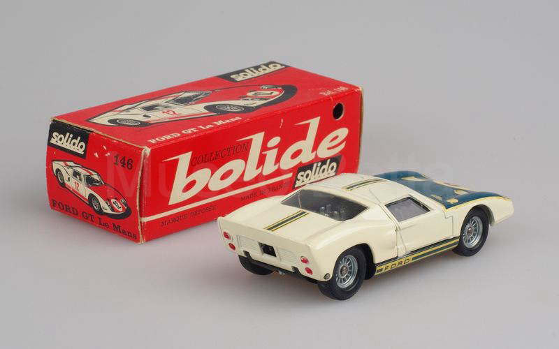 SOLIDO (146-2b) Ford GT40 Le Mans 1964 bianco interni neri